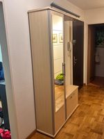 Garderobenschrank mit Spiegel und Ablage gebraucht