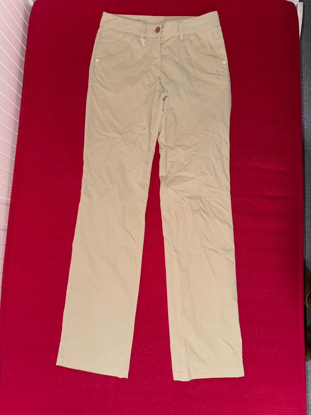 Pantaloni: Chervo Golfhose Damen Gr. 34 beige – Usato da Altendorf venduto da Jeshy15