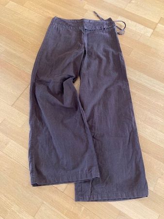 Leinen/Baumwolle klassisch-elegante *Marlene*-Hose FRN