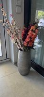Vase Silber Bronze 45 cm hoch NP 70.-