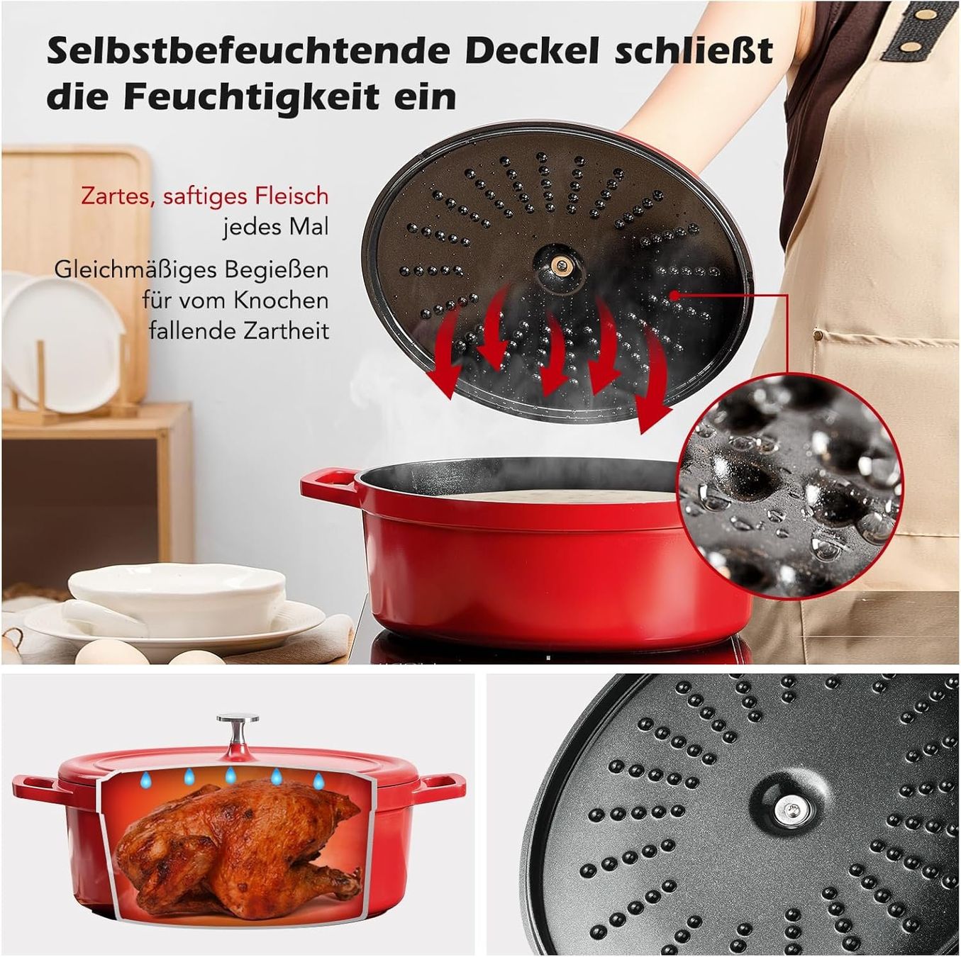 Töpfe: Aluguss Topf 31cm, Bräter, Schmortopf, Kochtopf 6.3 Liter – Neu und originalverpackt aus Zürich von MueDes 4