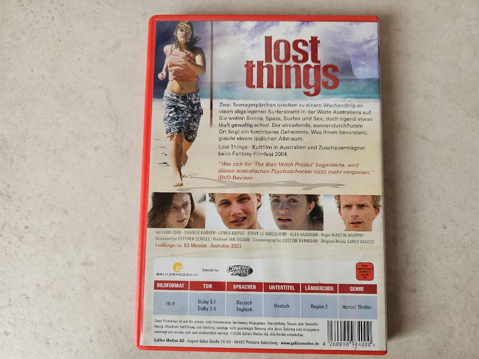 Tutti i DVDs: Lost Things  -  Strand der verlorenen Seelen – Usato da Schneisingen venduto da backstore24 1