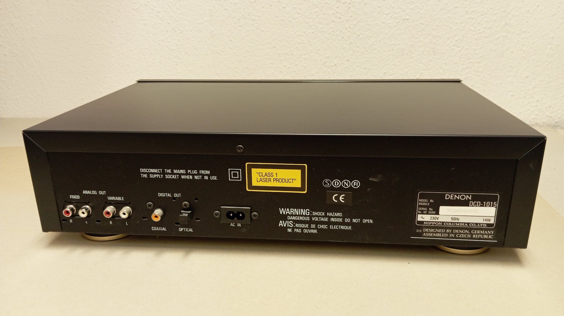 Denon Audio- & Mediensysteme: DENON CD-Player DCD-1015 – Gebraucht aus Stilli von Mos1 1