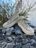 VAGABOND Plateau Stoffschuh beige Grösse 39