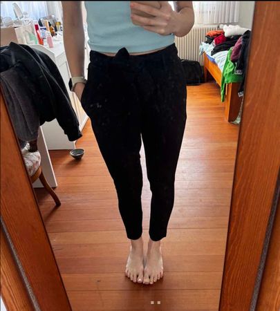 SCHWARZE STOFFHOSE Tom Tailor