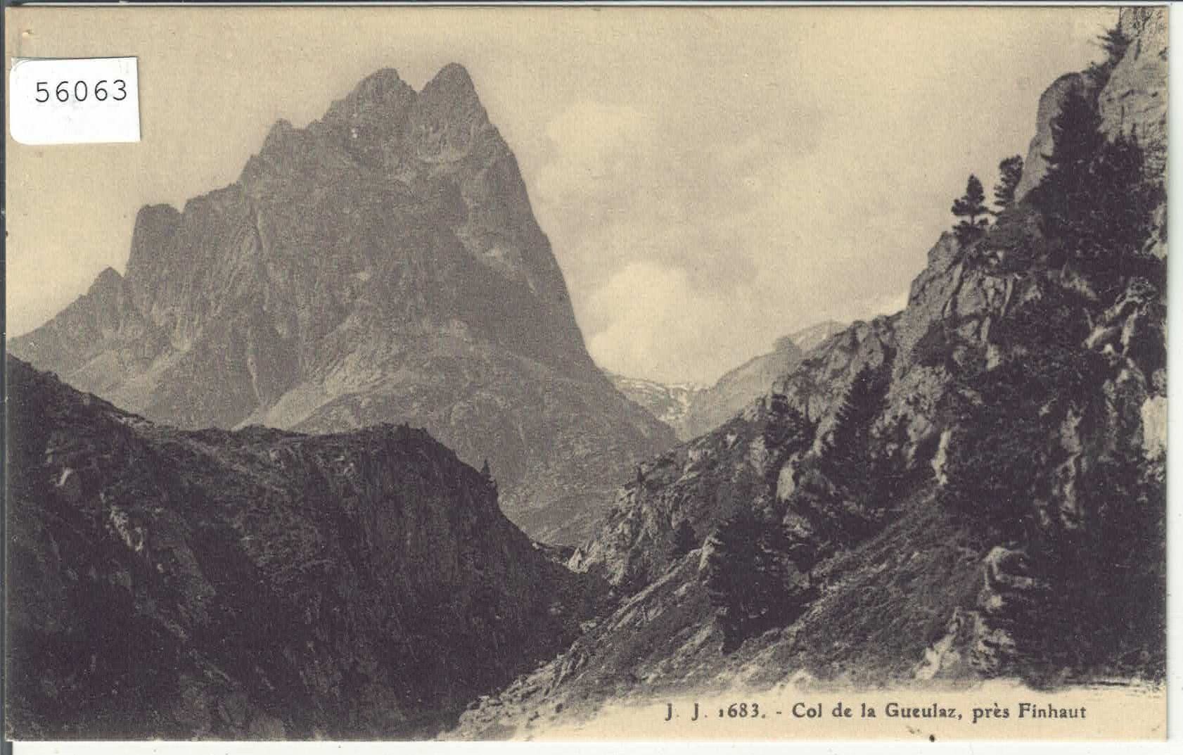 Cartes postales: Col le la Gueulaz, pres Finhaut – D'occasion à Ettingen par Kartenplanet