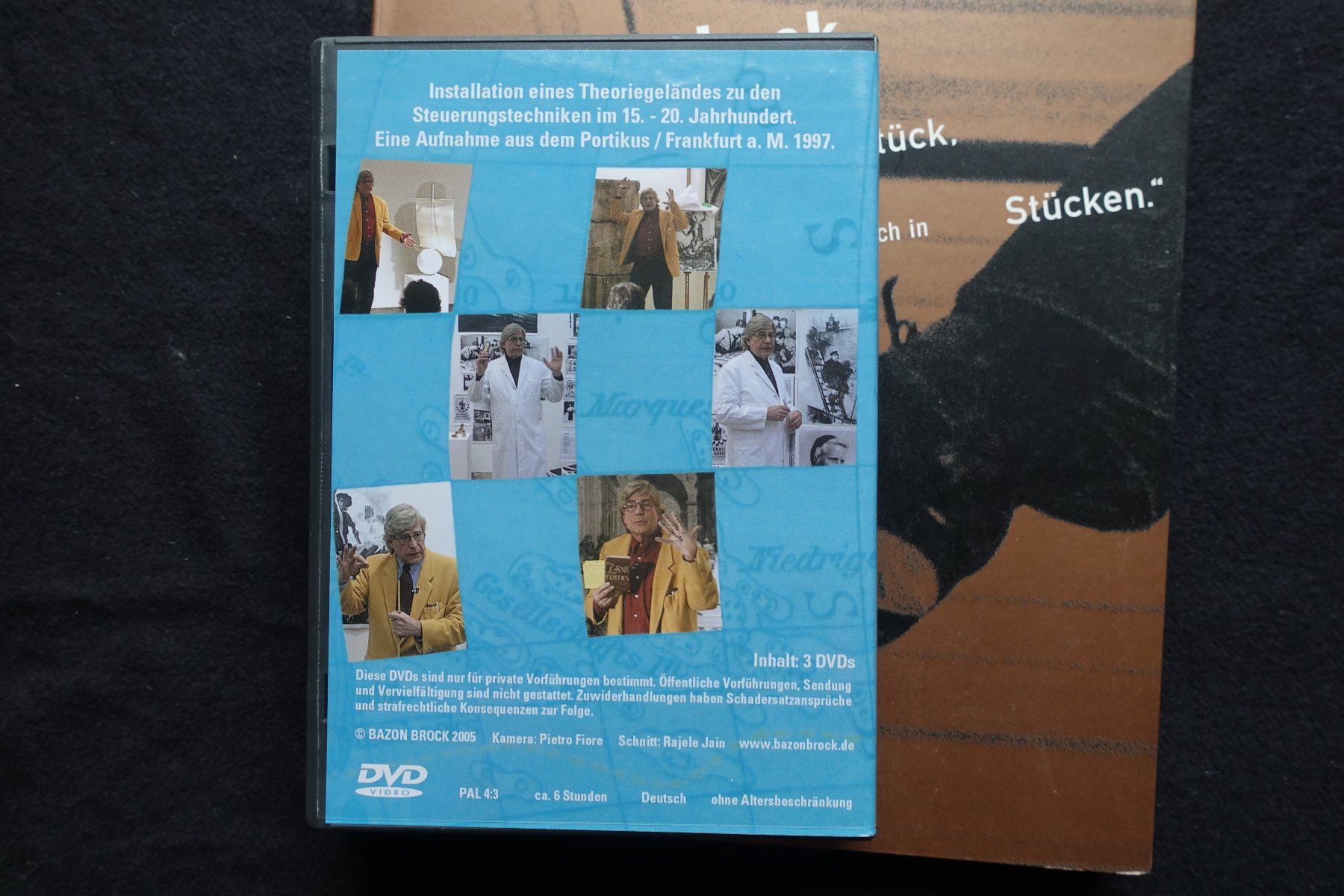 Bücher: Bazon Brock: Lock Buch und 3xDVD – Gebraucht aus Gutenswil von Optico 1