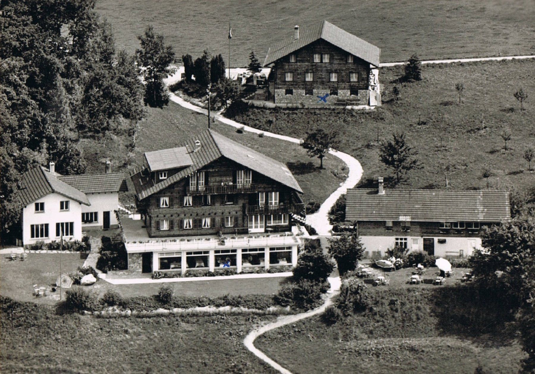 Cartoline postali: St. Chrischona "Meielisalp" ob Leissigen – Usato da Buchs AG venduto da Baerfisch