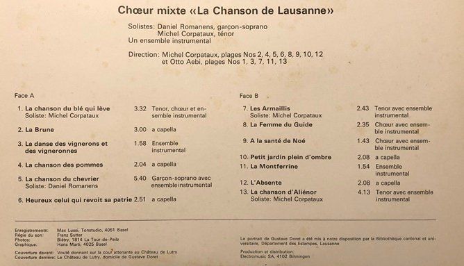 Dischi in vinile: Rendez-vous avec Gustave Doret (LP) – Usato da Grüningen venduto da azulmarron 1