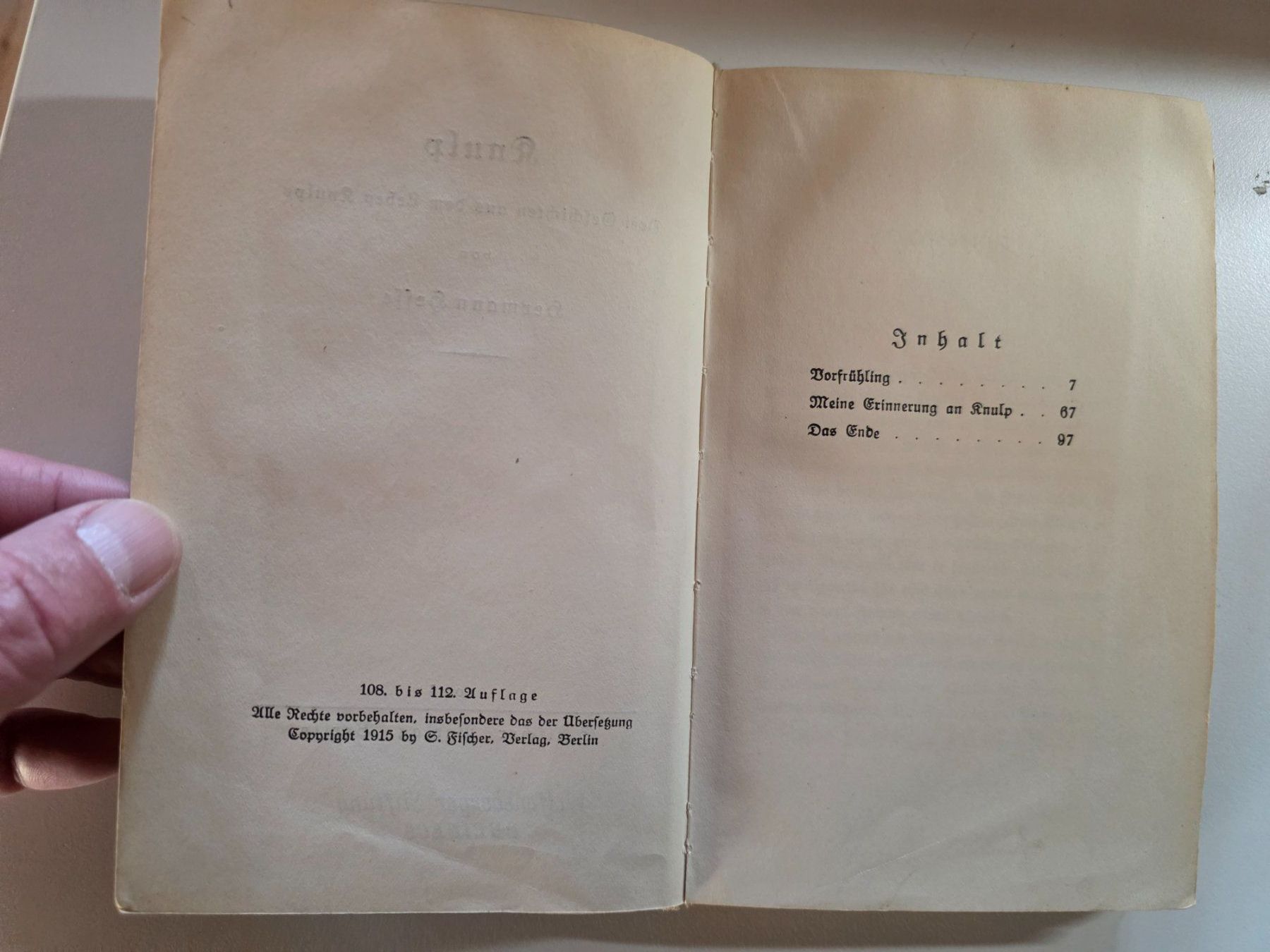Libri: Knulp von Hermann Hesse 1925 – Usato da Walterswil BE venduto da Lonitti 5