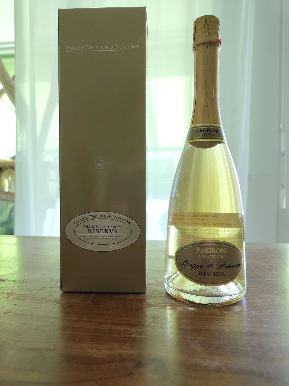 Spirituosen: Grappa di Prosecco Riserva Negroni 700ml 42% Vol – Neu (gemäss Beschreibung) aus Dietlikon von VintageStudioZurich
