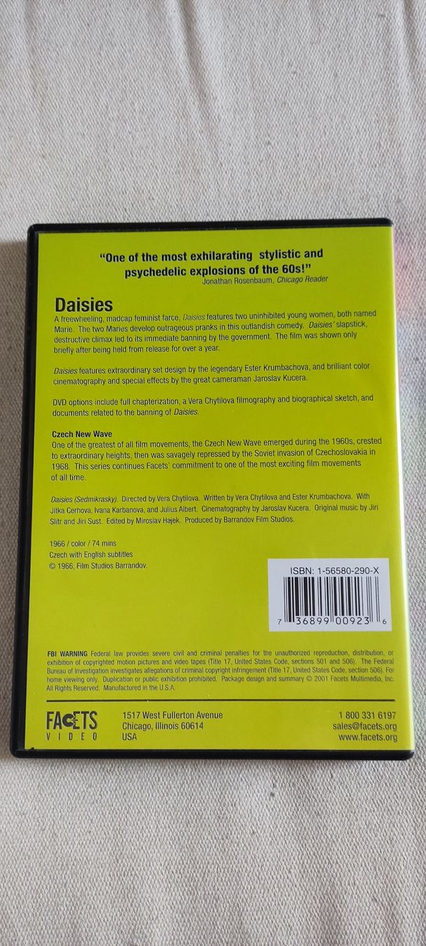 Tutti i DVDs: DVD "Daisies" ("Sedmikrásky", "Tausendschönchen") – Usato da Zürich venduto da imago6912 1