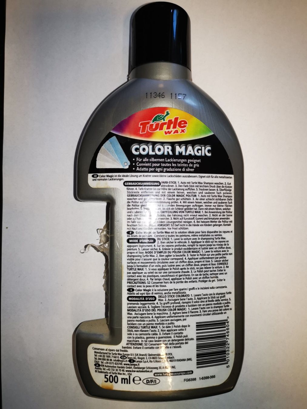 Prodotti per la cura: Autowachs Turtle Wax Color Magic (ohne Farbstick!) – Nuovo e nell'imballaggio originale da Rebstein venduto da Memo-Moonstar 1