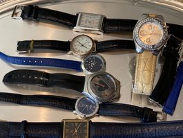 Montres diverses lot 7 pièces