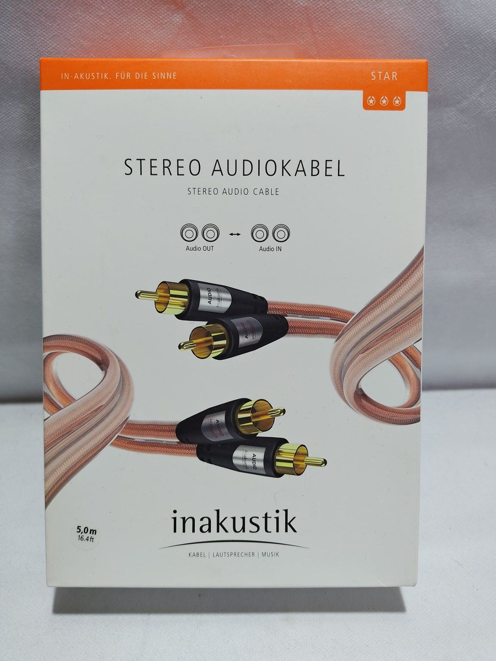 Inakustik Cavi: Câble audio stéréo inakustik 5m neuf – Nuovo e nell'imballaggio originale da Courtemaîche venduto da Atelier.tech-Market