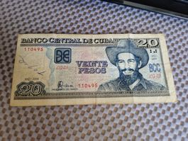20 pesos Cuba Camilo Cienfuegos