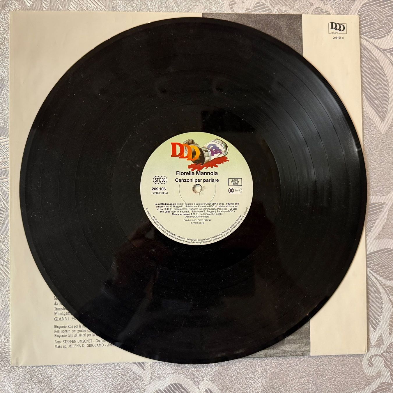 Dischi in vinile: FIORELLA MANNOIA - CANCONI PER PARLARE – Usato da Zürich venduto da fehlton 2