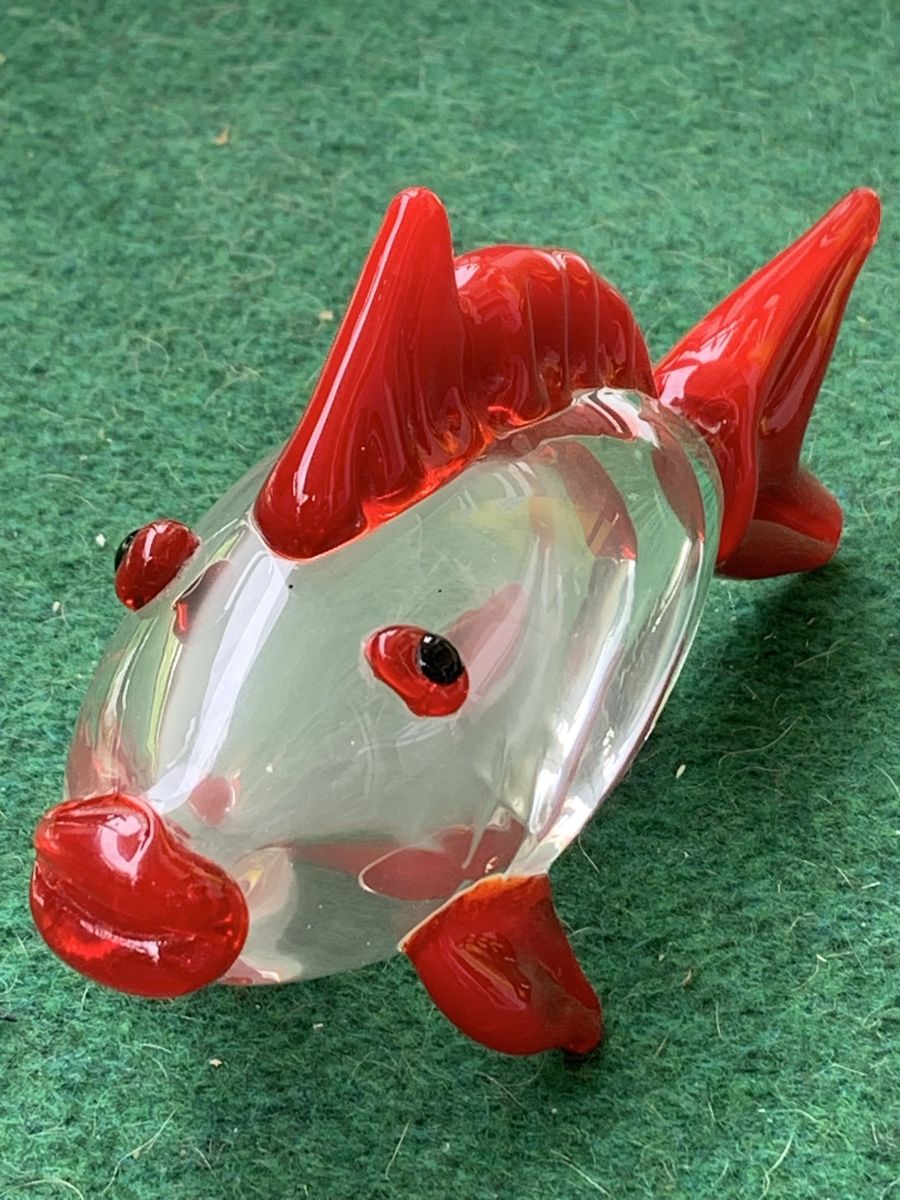 Statuette: Glas - „FISCH“ – Usato da Wangen b. Olten venduto da Finolino28