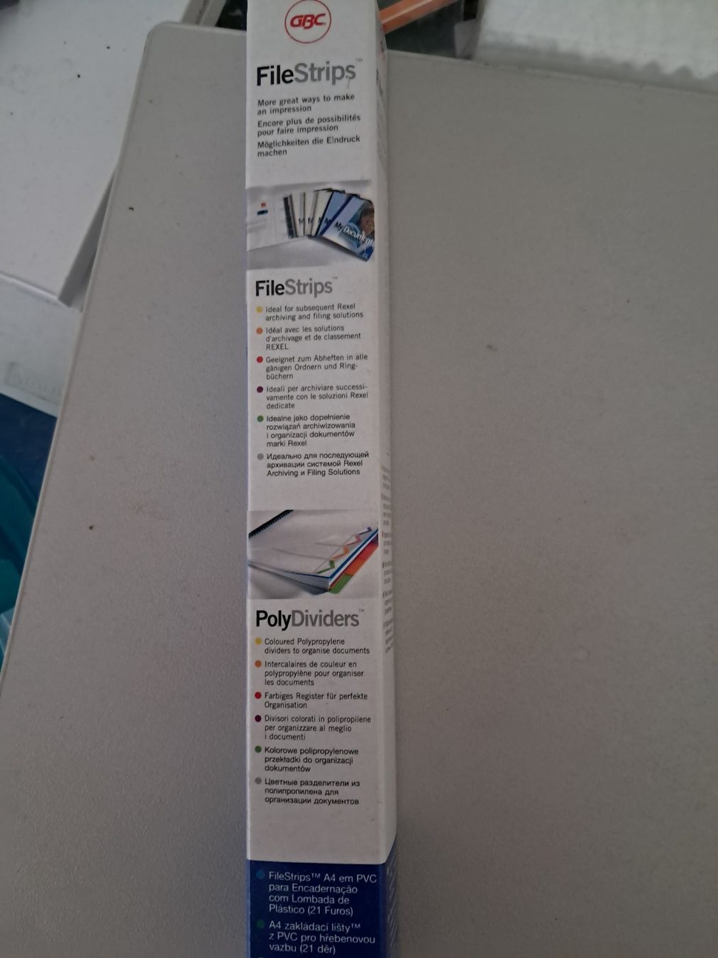 Ordner: GBC A4 File Strips, Ordner Etiketten – Neu und originalverpackt aus Wallisellen von Cyberfuexli 2