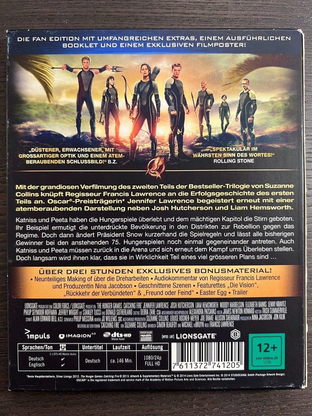Tutti i DVDs: Die Tribute von Panem - Catching Fire – Usato da Zürich venduto da Blu-ray_ZH 1