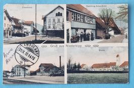 Niederbipp - Bahnhof - Bierbrauerei - Handlung Reber - 1910