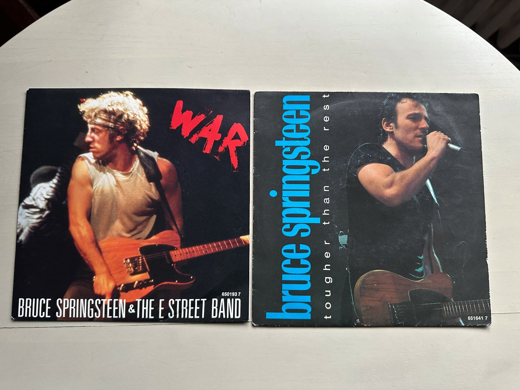 Dischi in vinile: BRUCE SPRINGSTEEN tolle Tougher than the rest War Single – Usato da Basel venduto da Partridge
