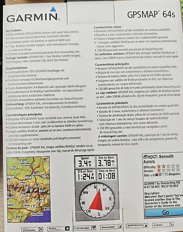 Navigationsgeräte: GARMIN GPSMAP 64S – Gebraucht aus Rorbas von Fa18 2