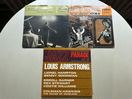 LOUIS ARMSTRONG tolle Singles Kult Jezz Dixieland Top EP^s