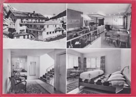 WERBEKARTE, SAMNAUN, HOTEL POST UND STAMMERSPITZE