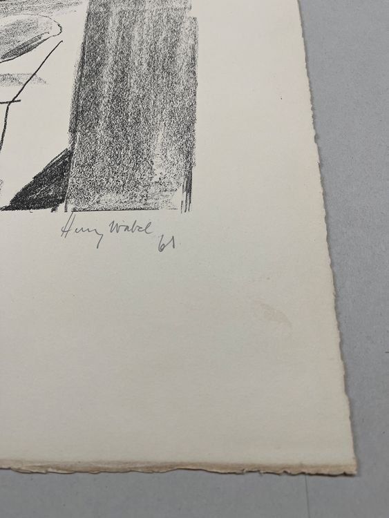 Grafica & Litografie: HENRY WABEL LITHOGRAPHIE SIGNIERT NUMMERIERT – Usato da Gersau venduto da grafik-kunst 5