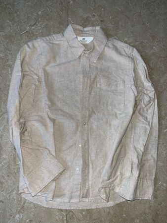 H&M Kinderhemd beige Baumwolle Grösse 134 gut erhalten