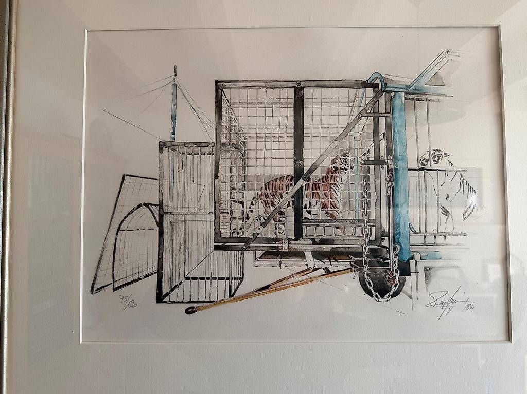 Grafiken & Lithographien: Rolf Knie, Lithographie von 1989 – Gebraucht aus Kleindöttingen von wasi55 1