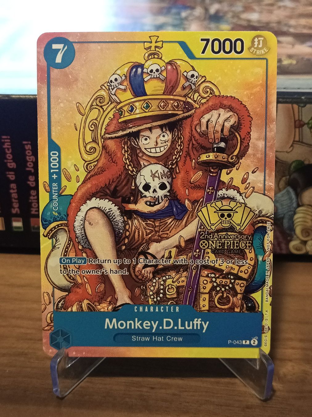 Bandai Cartes à collectionner: One Piece Card Game: Monkey D. Luffy - P-043 – Neuf (Voir description) à Wettingen par Legends_of_Baden_TCG
