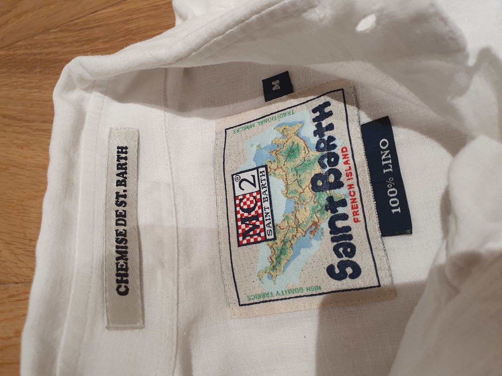 Camicie: MC2 Sainth Barth, Hemd, Leinenhemd, M – Nuovo (secondo la descrizione) da Winterthur venduto da Sjull 1