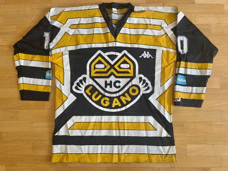 1985/86 HC Lugano Giovanni Conte Trikot Hockey vintage