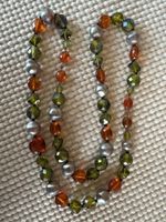 Modeschmuck Kette mit Kunststoff Perlen