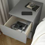 Ikea Letti: Malm Bett Grau 160x200cm – Usato da Solothurn venduto da yan_896d 2