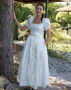 Hochzeitsdirndl Tramontana Gr. 44 – Set mit Jacke