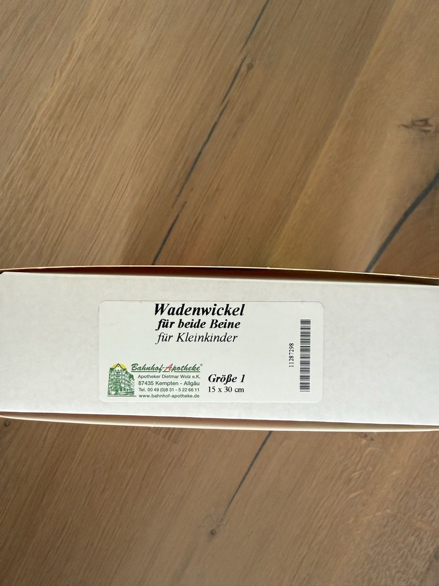 Altro per la cura del corpo: Brust- Bein und Bauchwickel Kleinkind – Nuovo e nell'imballaggio originale da Bern venduto da wit_9rjw 2