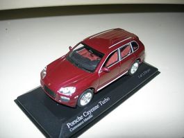 Porsche Cayenne Turbo 2007 rot * Minichamps 1:43