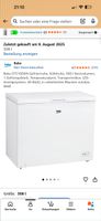 Beko CF316EWN Gefriertruhe, Kühltruhe, 308 l Nutzvolumen