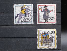 BRD 1989 Postbeförderung gest