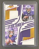 NFL Mccarthy Jefferson 2025 Absolut Game Jersey Vikings /115