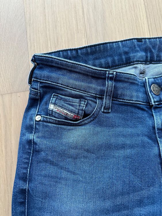 Jean Diesel Iakop - Coupe Regular Slim Tapered, Taille W27 L32, Gris Homme - Neuf Avec étiquettes