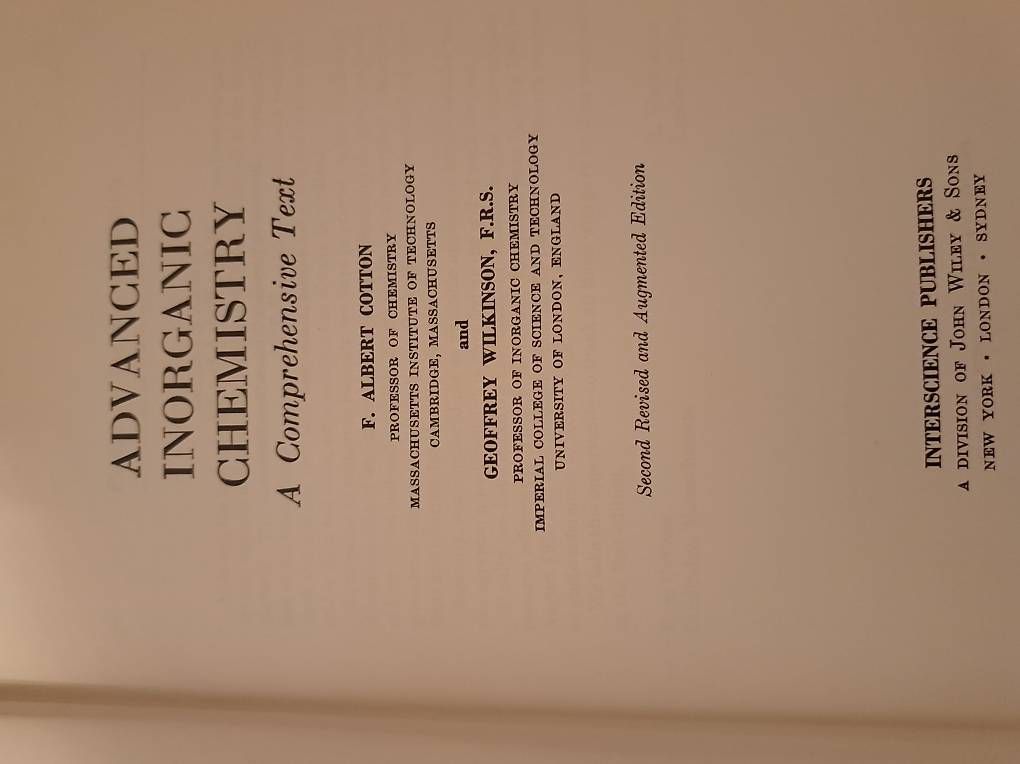 Libri: Books on Chemistry – Usato da Basel venduto da gil_xg9d 3