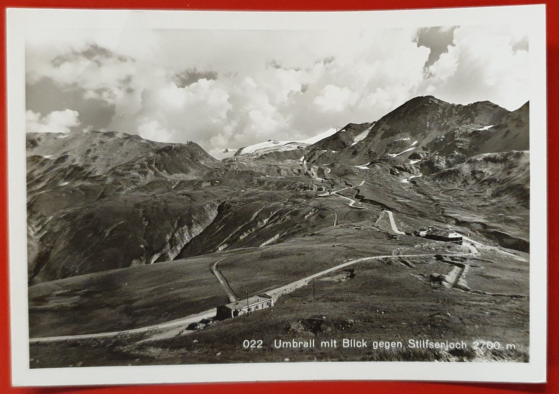 Cartoline postali: Umbrail 1945 - mit Blick Stilfserjoch – Usato da Kreuzlingen venduto da Rschweiz1