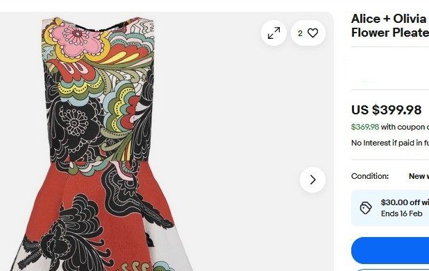Vestiti: Alice + Olivia Kleid / Robe 2 (S) – Usato da Collonges venduto da Auganien 6