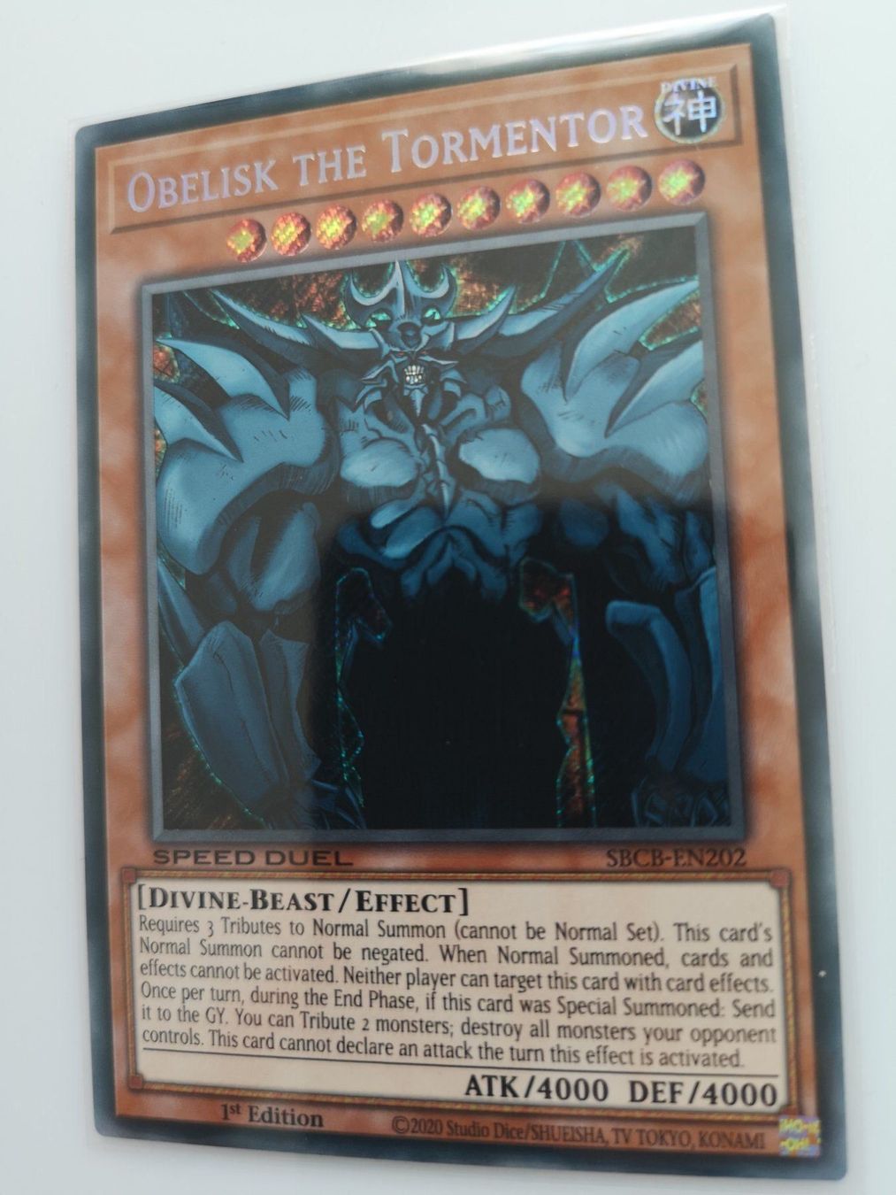 Yugioh Sammelbilder & Trading cards: OBELISK THE TORMENTOR 1.Edition SR – Neu und originalverpackt aus Boswil von ShoppingCenterCity 4