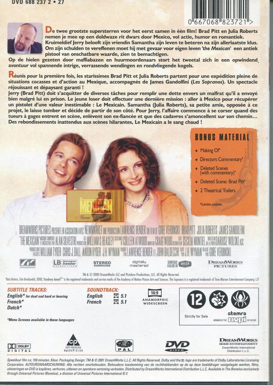 Tutti i DVDs: Le Mexicain  -  DVD – Usato da Les Avants venduto da soyouz63 1