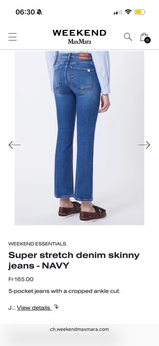 Max Mara Jeans: Max Mara Weekend Navy Jeans 32 – Nuovo e nell'imballaggio originale da Zürich venduto da sara_umpf 1